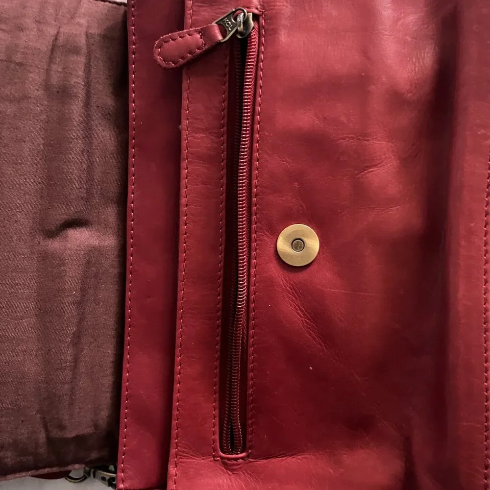 Chaos “Leather Collection” Crossbody Handled Purse - Picture 5 of 8